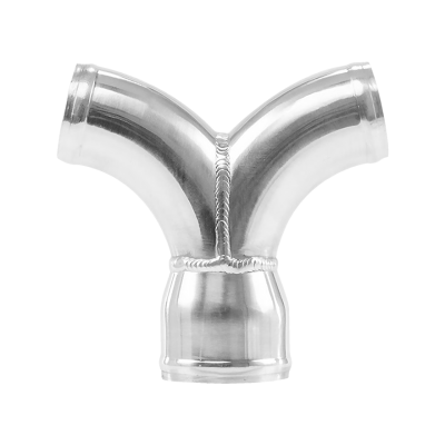 Aluminum Y Pipe Dual 2" to 2.5" Cold Air Intake Turbo Intercooler Pipe