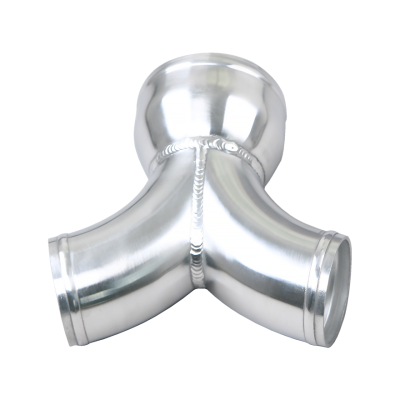 Aluminum Y Pipe Dual 2.5" to 3.5" Cold Air Intake Turbo Intercooler Pipe