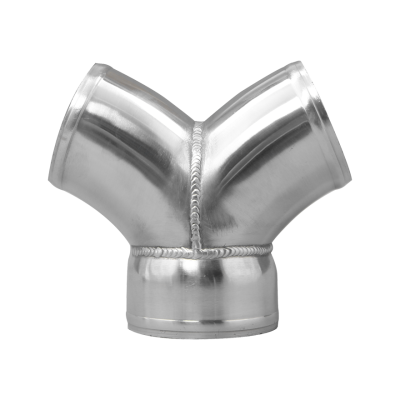 Aluminum Y Pipe Dual 3.5" to 4" Cold Air Intake Turbo Intercooler Pipe