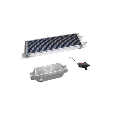 Aluminum Heat Exchanger Liquid Water to Air Intercooler Pump Kit