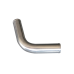 2" 75 Degree Aluminum Pipe, Mandrel Bent Polished, 2.0mm Thick Tube, 18" Length