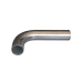 2.75" L-Bend Aluminum Pipe, Mandrel Bent Polished, 2.0mm Thick Tube, 18" Length