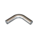 2.5" 90 Degree Aluminum Pipe, Mandrel Bent Polished, 2.0mm Thick Tube, 18" Length