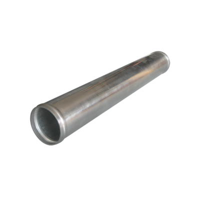 2.75" Straight Aluminum Pipe, 2.0mm Thick Tube, 18" Length