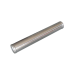 2.5" Straight Aluminum Pipe, Mandrel Bent Polished, 2.0mm Thick Tube, 18" Length