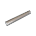 2.25" Straight Polished Aluminum Pipe, 2.0mm Thick Tube, 18" Length