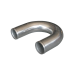 3" U-Bend Universal Aluminum Pipe, 2.0mm Thick Tube, 18" Length