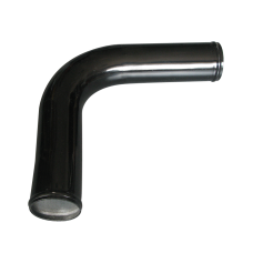 2.5" Aluminum Pipe 75 Degree Bend, Powder Coated, Mandrel Bent, 2.0mm Thick Tube, 18" Length