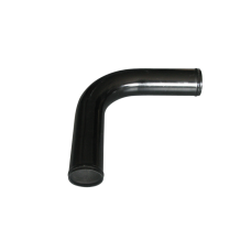 2.5" Aluminum Pipe 90 Degree Bend, Powder Coated, Mandrel Bent, 2.0mm Thick Tube, 18" Length