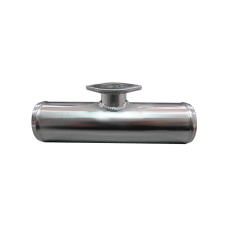 Polished 2.25" Aluminum Blow Off Valve BOV Adaptor Flange Pipe Tube