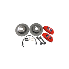 Front Big Brake kit BBK 4 Piston Caliper 330x28 Rotor For 95-99 Eclipse 2G 