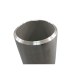 2.25" O.D. Extruded 304 Stainless Steel Straight Pipe, 3" Long, Polished Finishing
