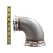 4"-3" Cast Stainless Steel 90 Degree Reducer Elbow Pipe Vband Flange