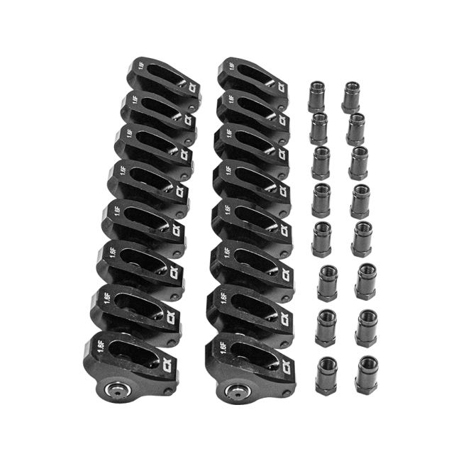 Aluminum Roller Rockers Arms for SBF Small Block Ford 1.6 Ratio 3/8