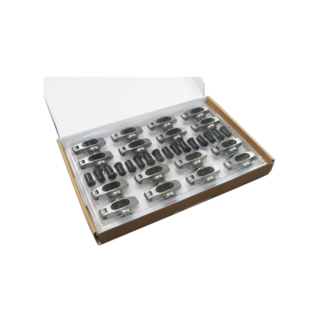 ROLLER ROCKERS ARMS Kit 1.6" 3/8 Stainless Steel For Chevy SB V8 SBC