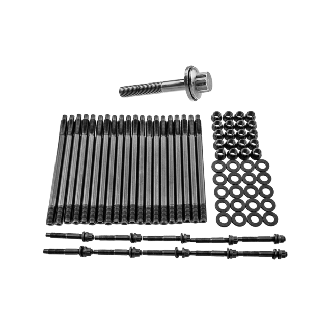 Head Stud Bolt Kit + Crank Crankshaft Bolt for GM Chevy LS/LM Engine