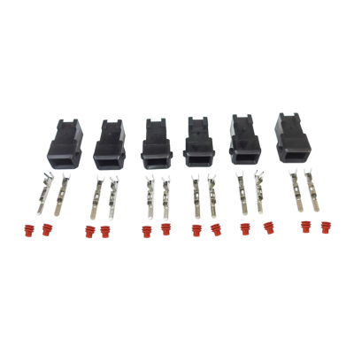 Fuel Injector Connector Wiring Plug Terminal for Bosch EV1 Male LS1 LSx 6pcs