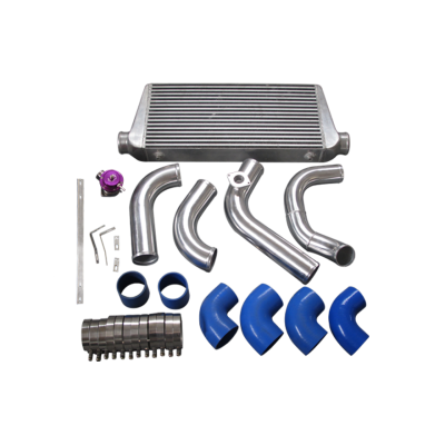 Front Mount Intercooler Piping Pipe Tube BOV Kit For 1JZGTE VVTI 1JZ Swap 240SX S13 S14 Single Turbo