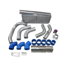 Intercooler + Piping Pipe Tube Kit For 91-00 Lexus SC300 2JZ-GE 2JZ NA-T