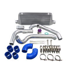 Intercooler 2.5" Aluminum Piping Pipe Tube Kit BOV For 08-10 Chevrolet Cobalt