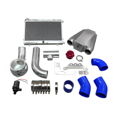 Air-Water Intercooler Piping Pipe Tube Heat Exchanger Kit For 64-68 Mustang 289/302 V8 SBC