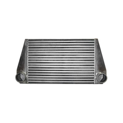 24"x12"x3.5" FMIC V-MOUNT TURBO 2.5" Inlet & Outlet Aluminum INTERCOOLER For RX7 RX-7 