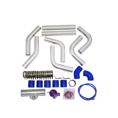2.25" Universal Alum Intercooler Tube Pipe Piping Kit + BOV Turbo Blow Off Valve Kit 2.25" Universal Alum Intercooler Tube Pipe Piping Kit + BOV Turbo Blow Off Valve Kit