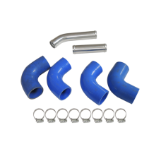 1.5" Aluminum Radiator Piping Kit for Toyota Supra MK3 with GM LS1/LSx Motor Swap