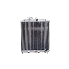 Aluminum Coolant Radiator For Honda Civic D15 D16 D Series Del Sol Acura Integra Half Size MT