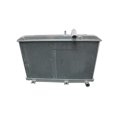 2 Rows Full Aluminum Cooling Coolant Radiator For 03-08 MAZDA RX8 Manual Transmission