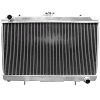 Radiator For 95-99 Nissan 240SX S14 Chassis with S14 S15 SR20DET Engine Swap, Core: 25"x16.75"x1.6"