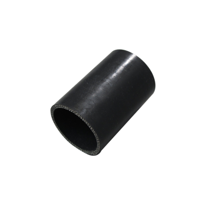 1.75" 76mm Enforced Universal Black Silicon Hose Coupler Straight