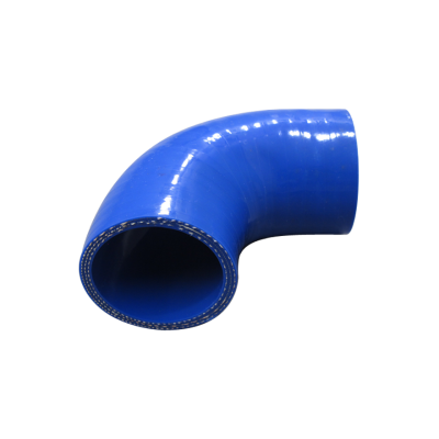 1.75" 90 Degree 65mm Enforced Universal Blue Silicon Elbow Hose Coupler