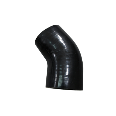 Elbow Black Silicon Hose Coupler 2" 45 Degree 2.5" Long for Intercooler Pipe