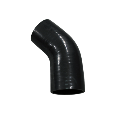 2.75" 45 Degree Black Elbow Silicon Hose Reducer For Intercooler Pipe
