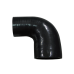 2.75"-2.1" 90 Deg Black Silicon Hose Reducer Coupler Elbow For Intercooler Pipe