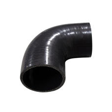 Black Silicon Hose 2.75"-2.5" Inch 90 Degree Elbow Reducer Coupler 