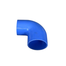 3"-2.5" 90 degree Blue Silicon Hose Reducer Coupler Elbow Intercooler Pipe 85mm Long