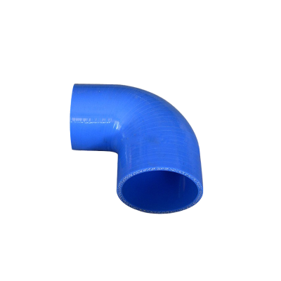 3"-2.5" 90 degree Blue Silicon Hose Reducer Coupler Elbow Intercooler Pipe 85mm Long