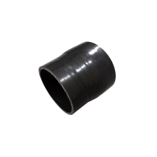 3.25" - 3" Black Straight Silicon Hose Reducer Coupler Pipe 3" Long