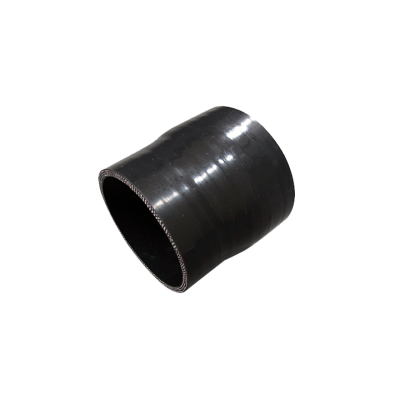 Universal 3.5"-3.25" Straight Black Silicon Hose Coupler Reducer