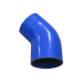 3"-2.75" 45 Deg Silicon Blue Hose Coupler Elbow Reducer For Intercooler Pipe