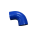 Universal Blue Silicon Hose 3.5" 90 Deg Coupler For Turbo Intercooler Pipe