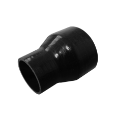 4" to 2.5" Black Straight Silicon Hose Coupler Reducer 4.5" Length