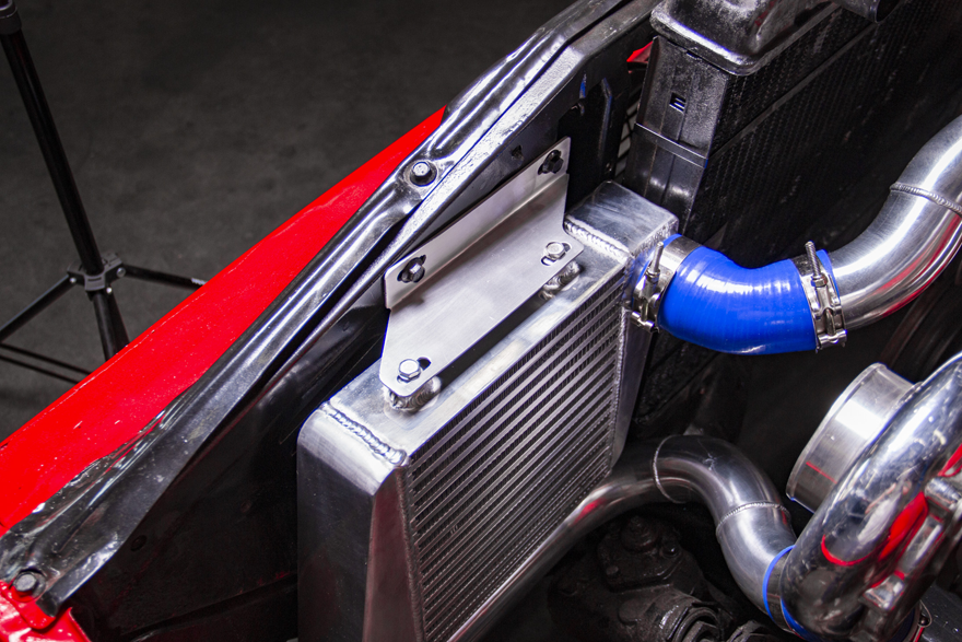 Twin Turbo Intercooler Mounting Bracket For 60-66 Chevy C10 Truck BBC